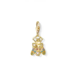 Thomas Sabo Multicoloured Gold Fly Charm 1809-488-7