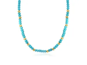 Turquoise Beaded Necklace