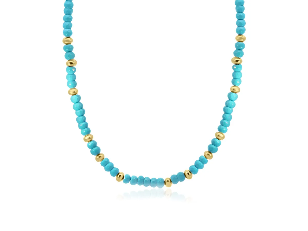 Turquoise Beaded Necklace