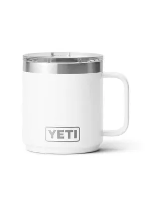 YETI Rambler 10 Oz Stackable Mug With Magslider Lid White YRAM10MS 